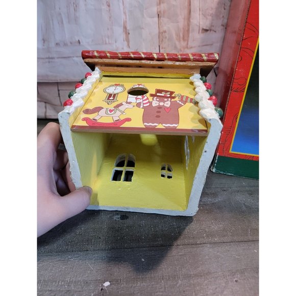 Santa's World Kurt S Adler Gingerbread Junction house village xmas decor - Picture 7 of 8